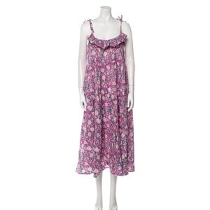 MILLE floral print long tent dress M